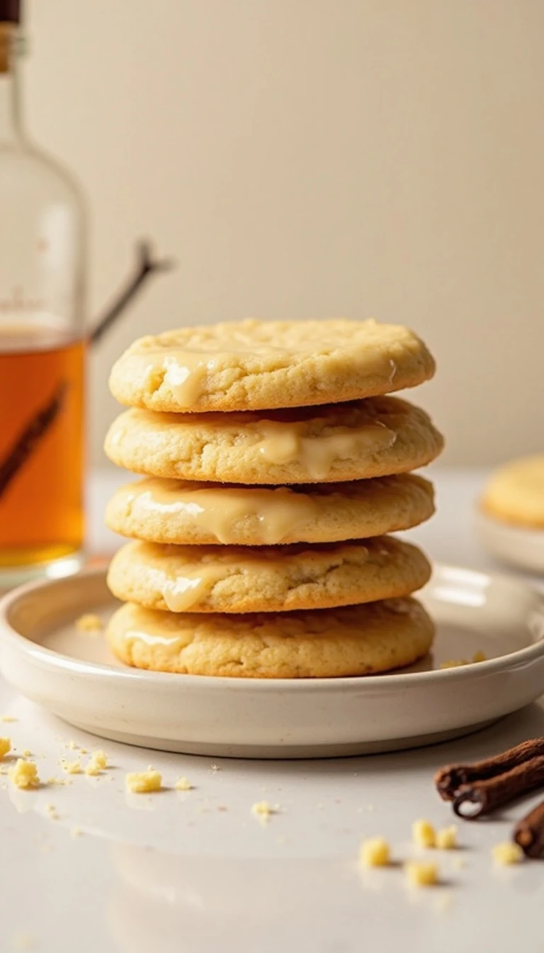 Kentucky Butter Cookies with Bourbon Glaze Recipe