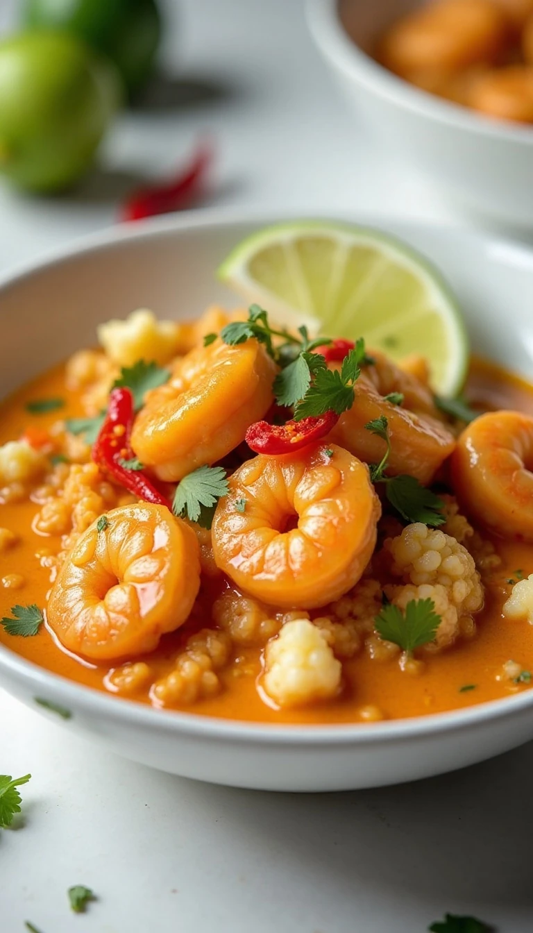 Easy Keto Coconut Curry Shrimp Recipe