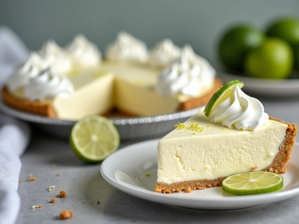 Make-ahead Key lime ice cream pie ready to freeze
