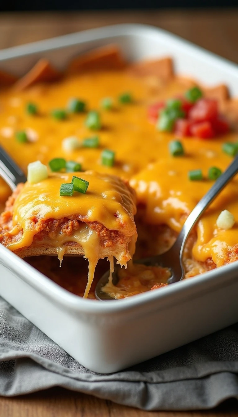 Easy Layered Dorito Casserole Recipe for a Cheesy Family Dinner