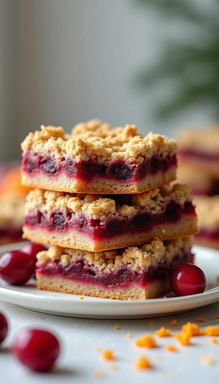 Creative Leftover Cranberry Sauce Recipes to Try: Easy Cranberry-Oat Bars