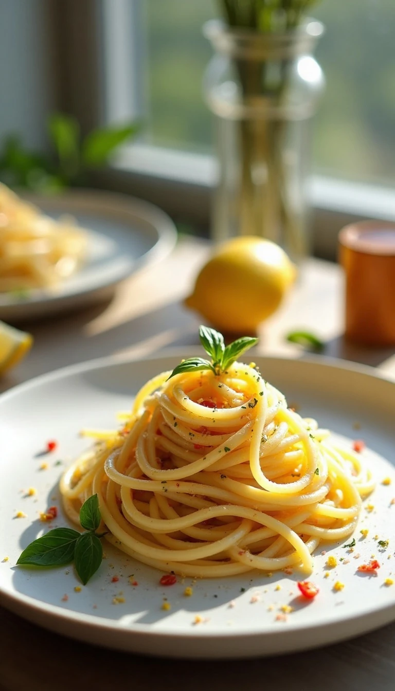 Refreshing Lemon Basil Spaghetti Recipe for a Bright, Easy Dinner