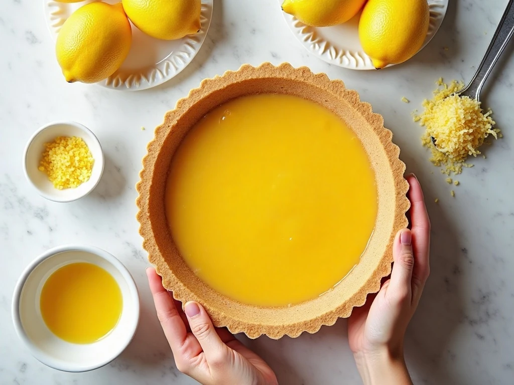 Ingredients for an easy lemon icebox pie