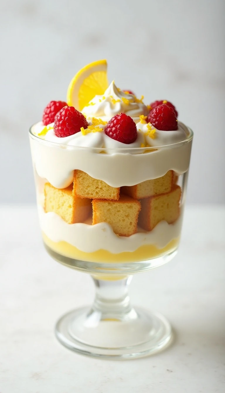 Easy Lemon Mousse Trifle Recipe