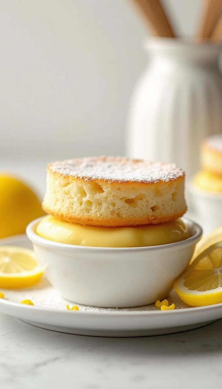 Easy Magic Lemon Pudding Cake Recipe