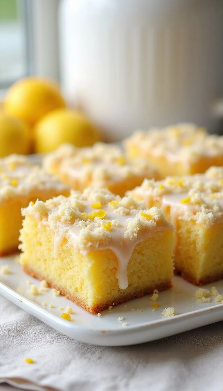 Easy Lemon Sugar Crumb Cake Recipe