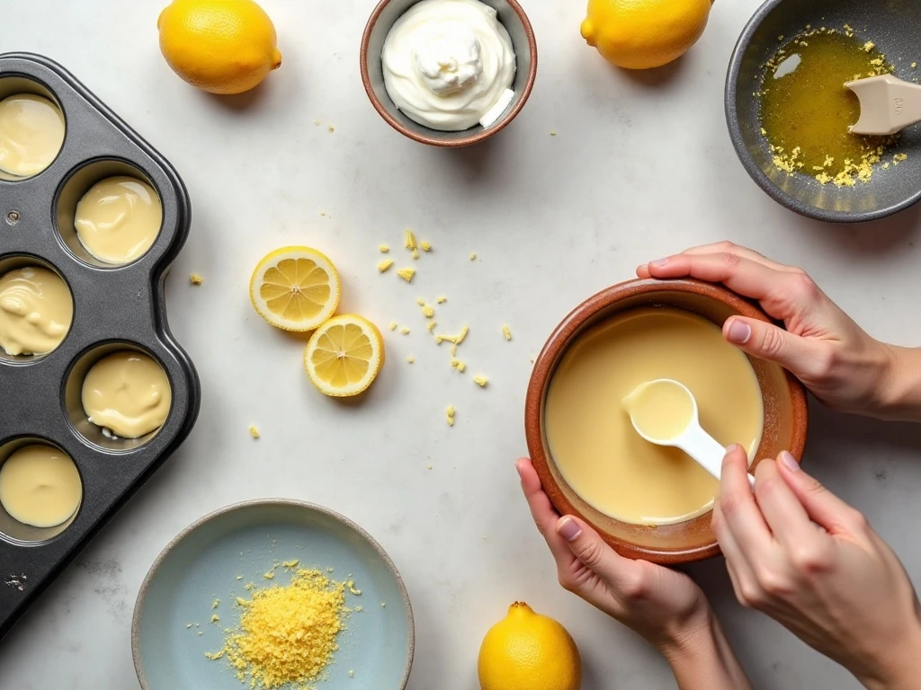 Ingredients for lemonade pie cookie bites