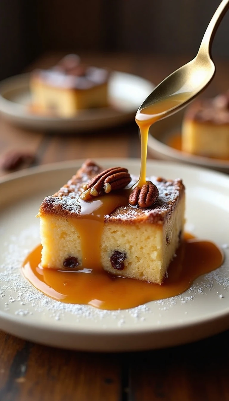 Authentic Louisiana Bread Pudding Recipe With Homemade Bourbon-Vanilla Sauce