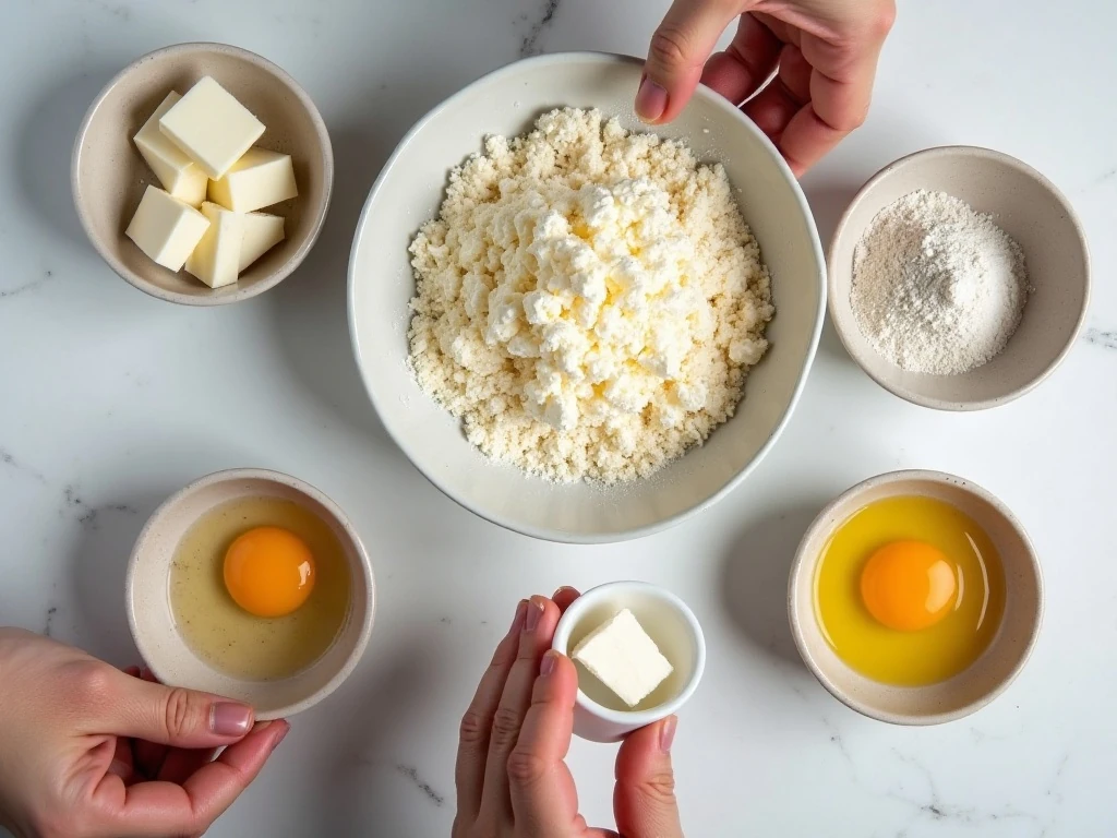 Ingredients for low-carb everything bagels