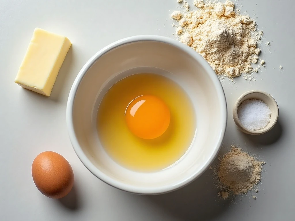 Ingredients for keto microwave mug bread