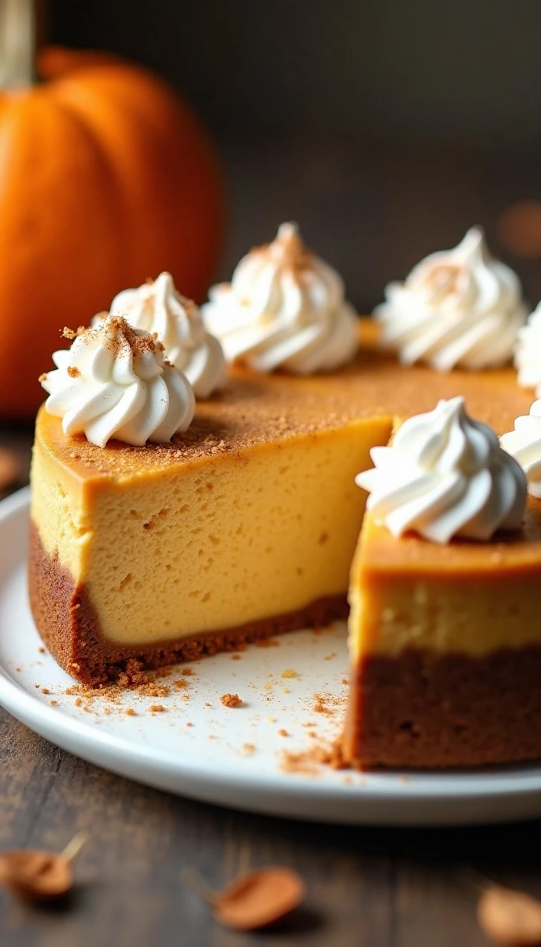 Low-Carb New York-Style Pumpkin Cheesecake Recipe