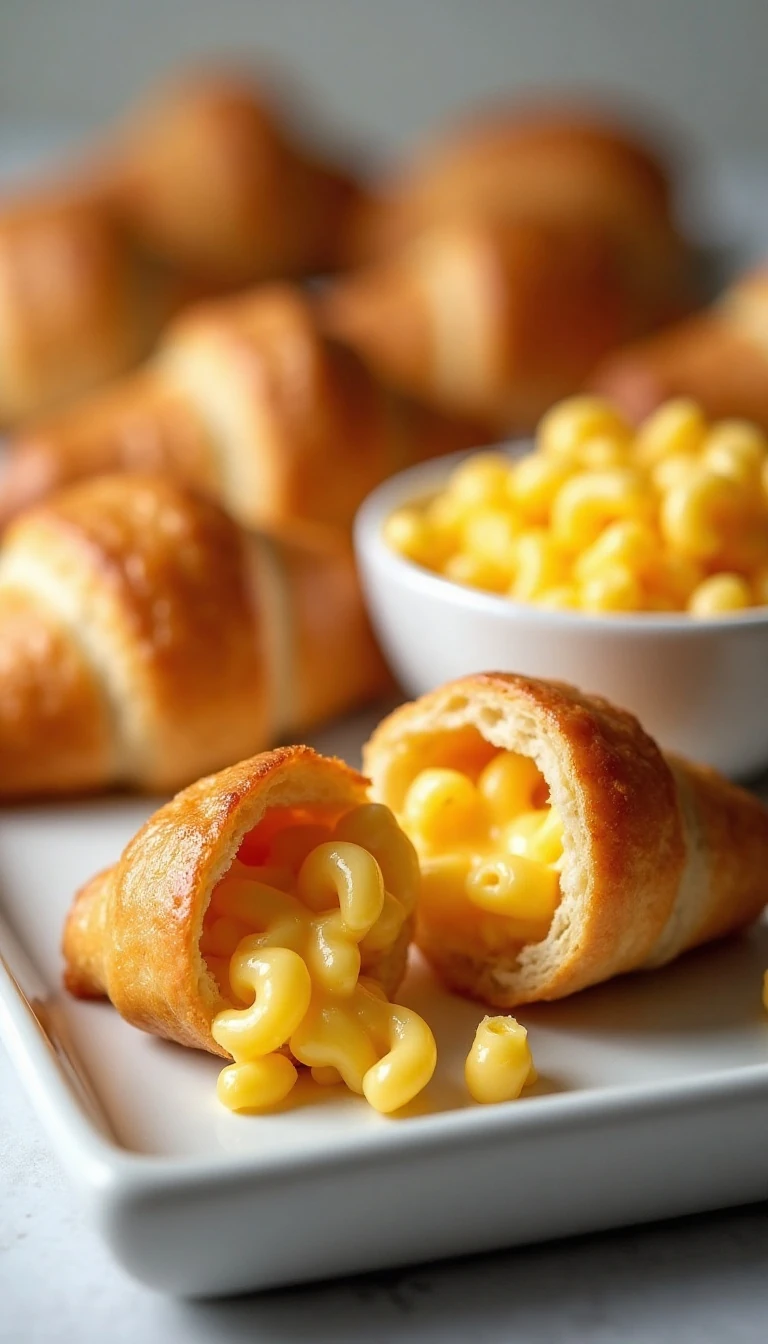 Macaroni and Cheese Crescent Bombs Recipe: The Best Cheesy Party Appetizer