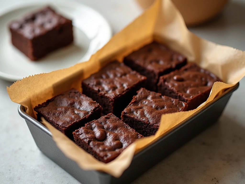 Sliced zucchini brownies ready for storage or serving