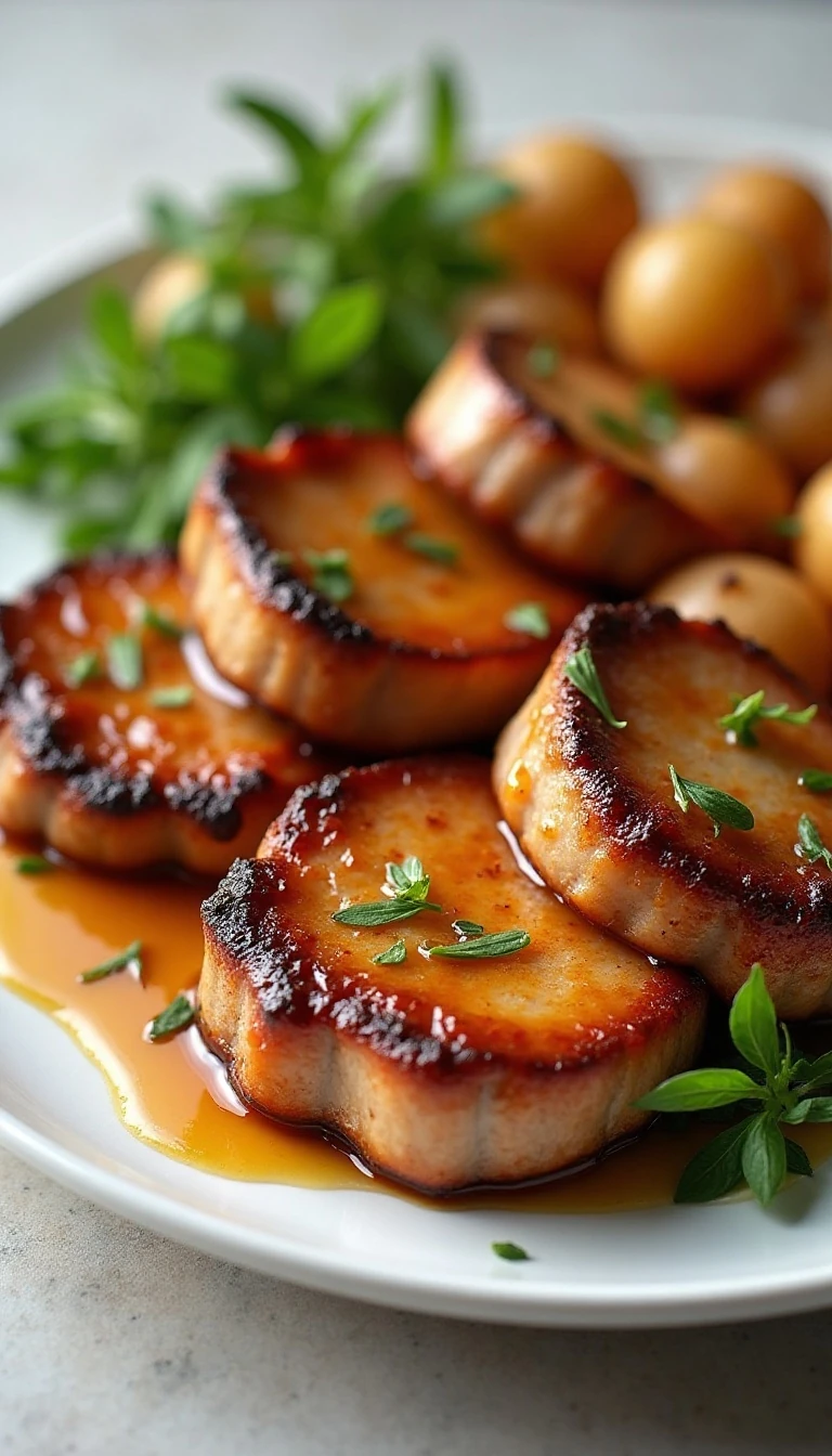 Easy Maple Glazed Baked Pork Chops Recipe