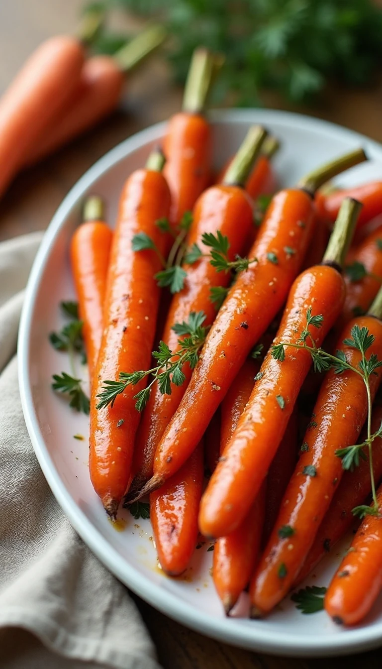 Easy Maple Roasted Carrots Recipe