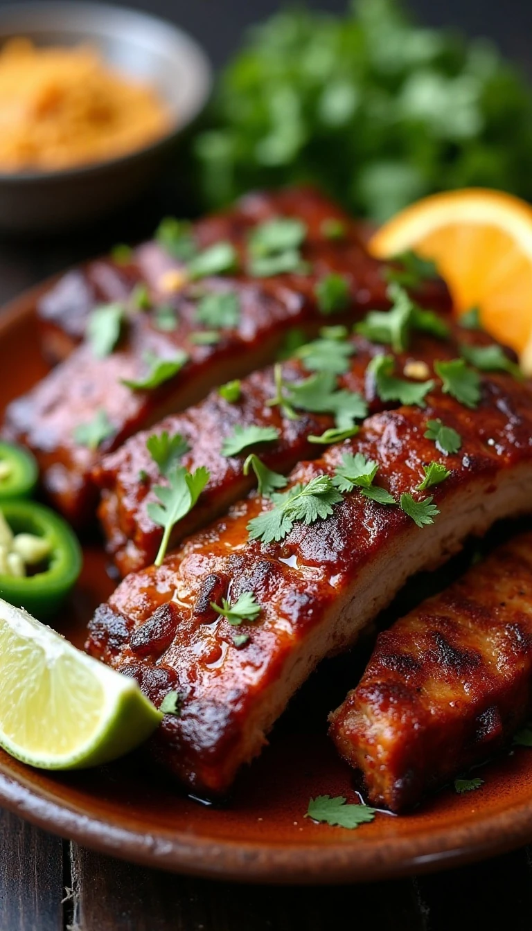 Margarita-Style Pork Spare Ribs With a Zesty Twist
