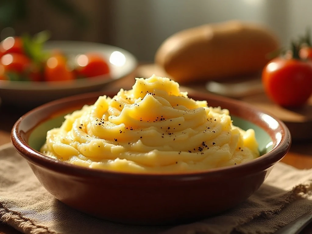 Creamy mashed sweet potatoes served as a comforting family dinner side dish