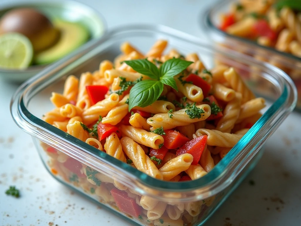 Make-ahead Mexican pasta salad ready to serve