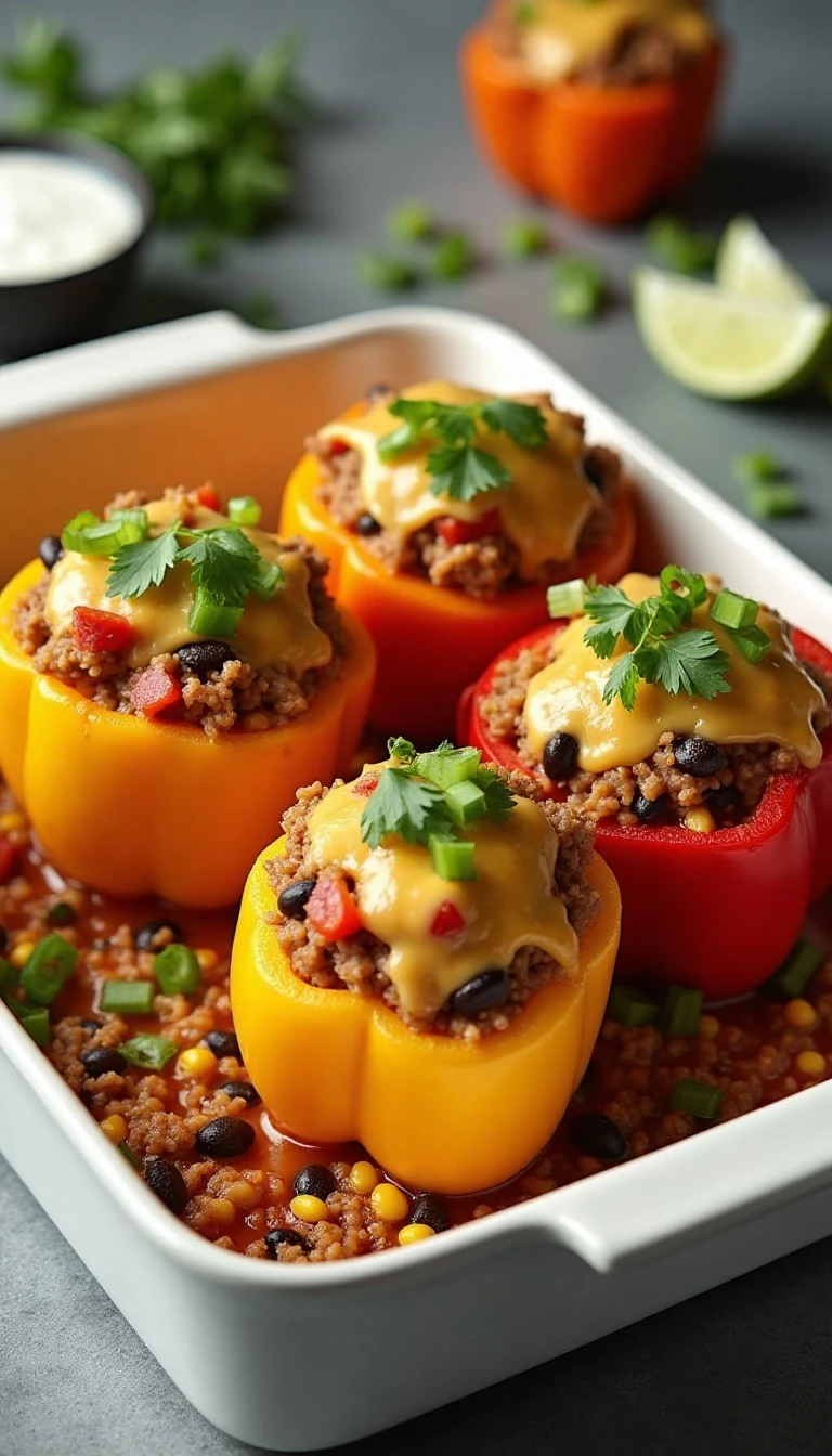 Easy Mexican-Style Stuffed Peppers Recipe