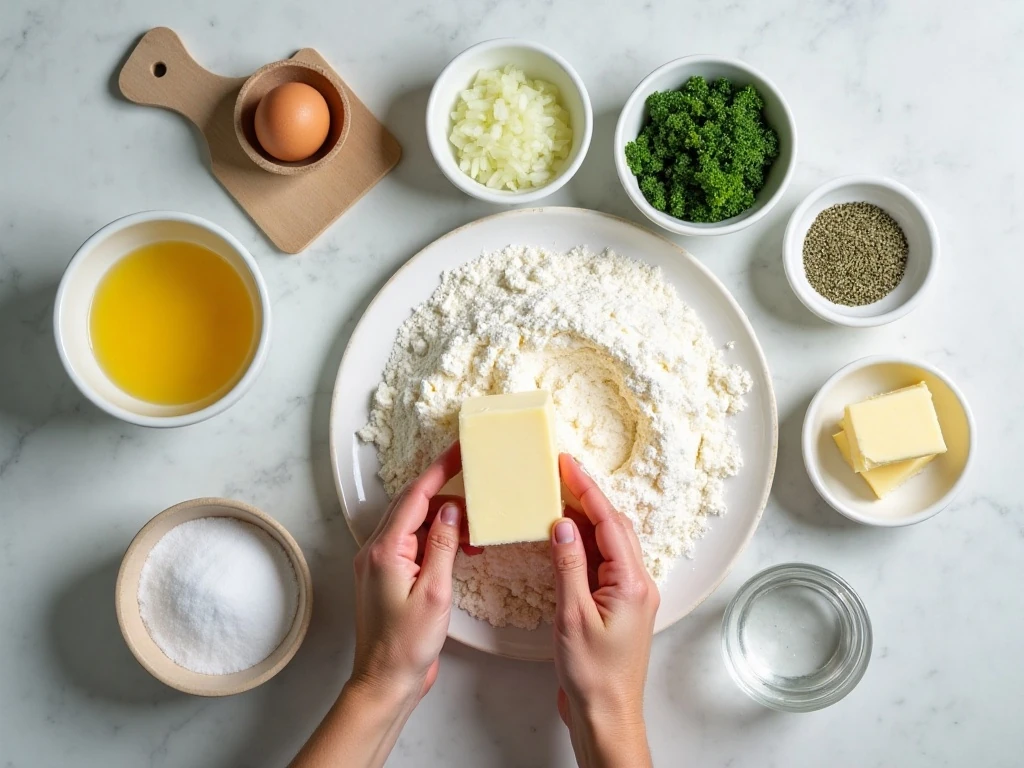 Ingredients for Millie's homemade dilly bread