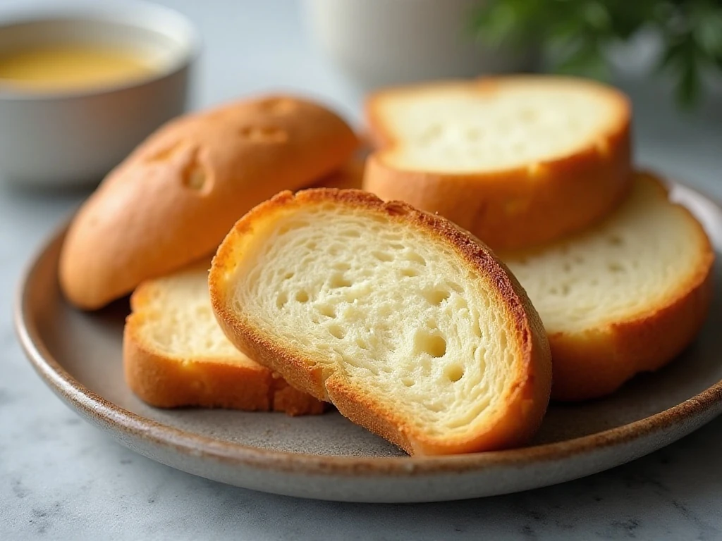 Sliced homemade dilly bread ready to serve or toast