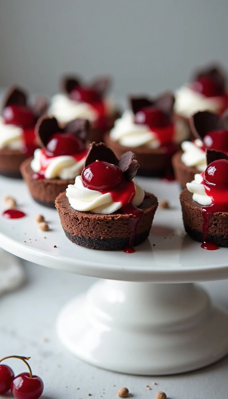 Mini Black Forest Cheesecakes Everyone Will Love