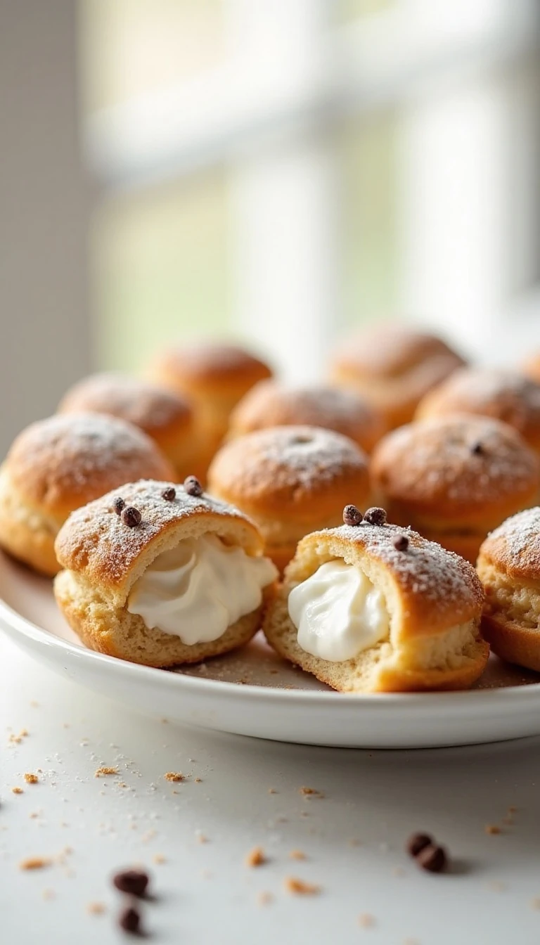 Easy Homemade Mini Cream Puffs Recipe
