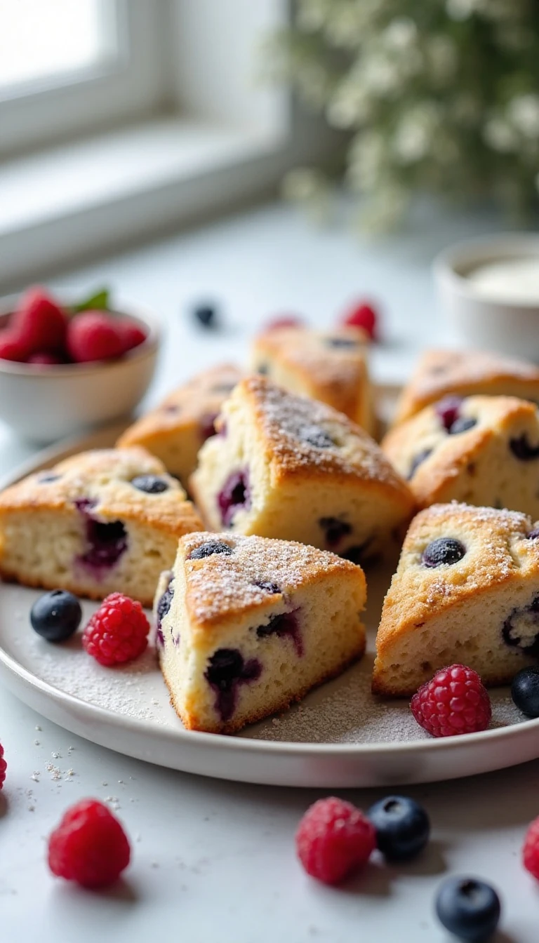 Easy Mixed Berry Scones Recipe: Tender, Buttery, and Ready in 50 Minutes
