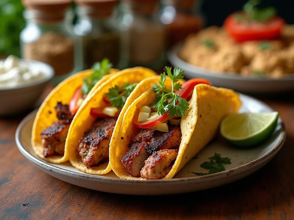 Five homemade seasoning blends used in tacos, fajitas, ranch dip, roasted vegetables, and pumpkin pie foods