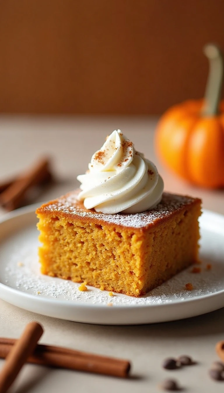 3-Ingredient Moist Pumpkin Spice Cake Recipe
