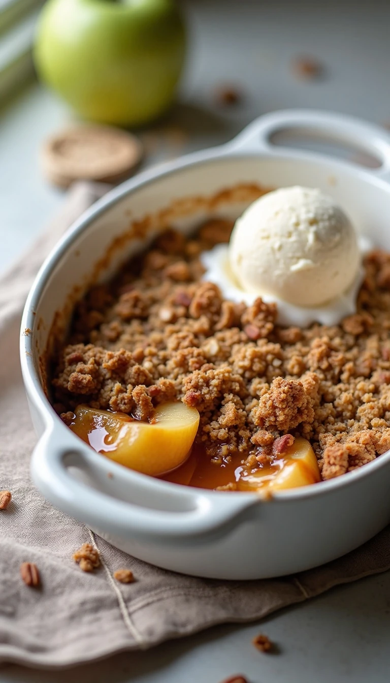 Mouthwatering Crunchy Apple Crisp Recipe