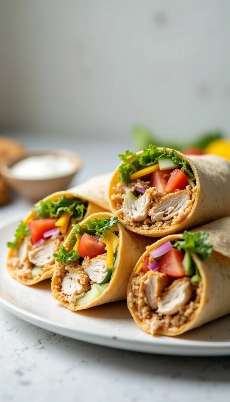 Mouthwatering Weight Watchers Wraps Recipe: Easy Chicken Ranch Wraps