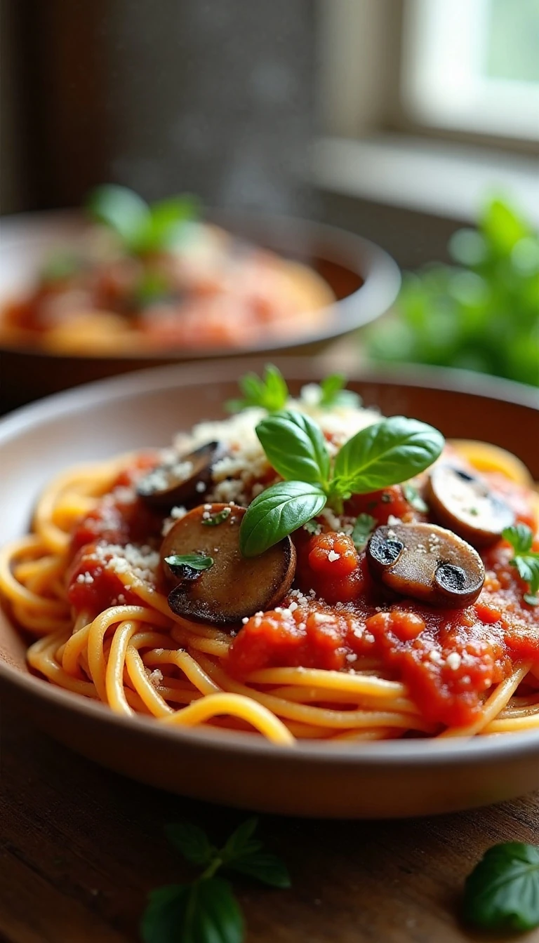 Easy Mushroom Marinara Sauce Recipe
