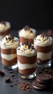 No-Bake Baileys Irish Cream Pudding Parfaits Recipe