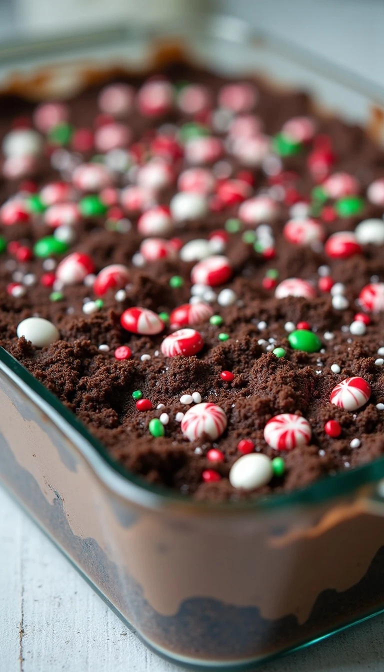 No-Bake Christmas Dirt Cake Everyone Will Love