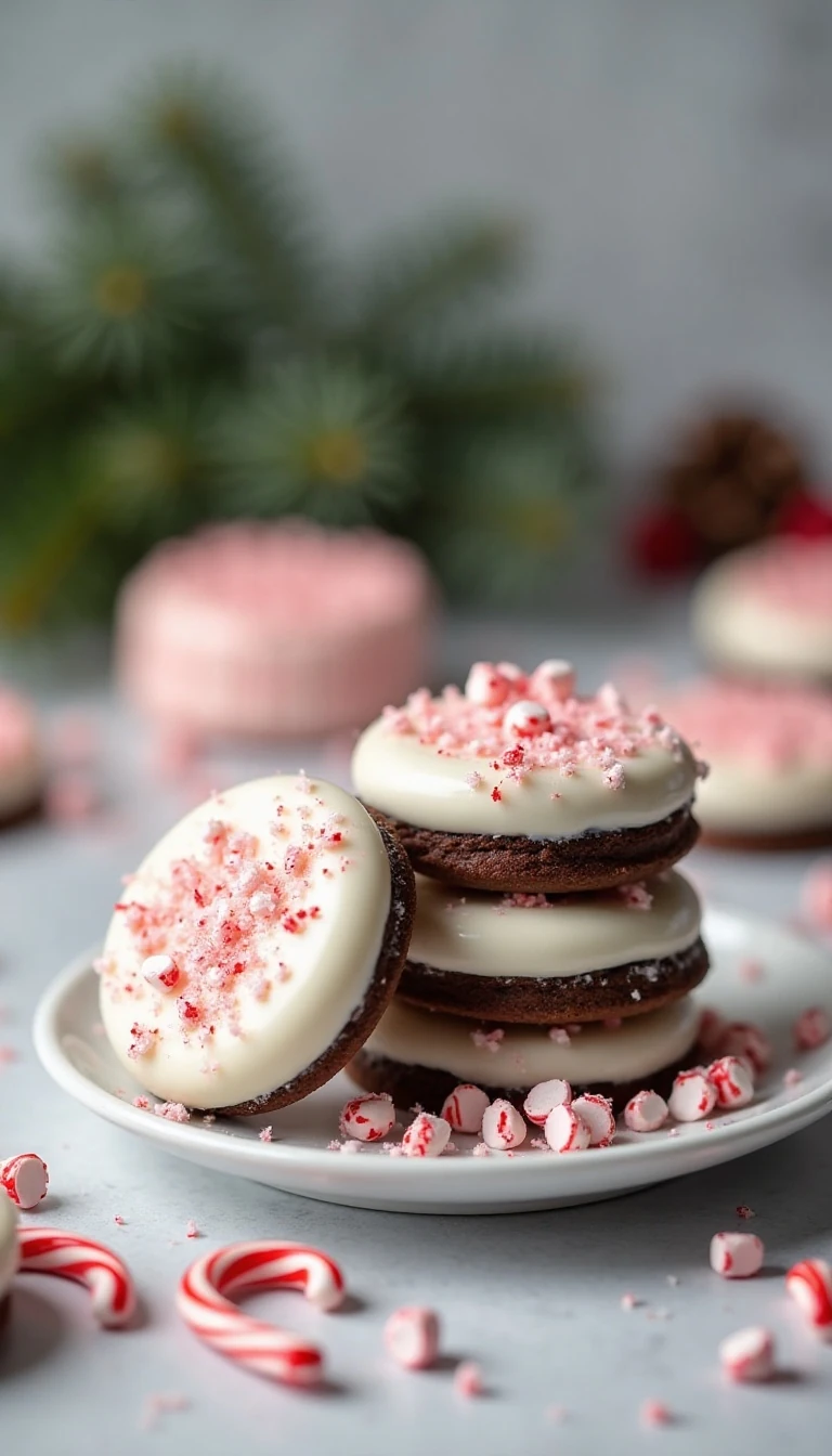 Easy No-Bake Peppermint Bark Cookies Recipe