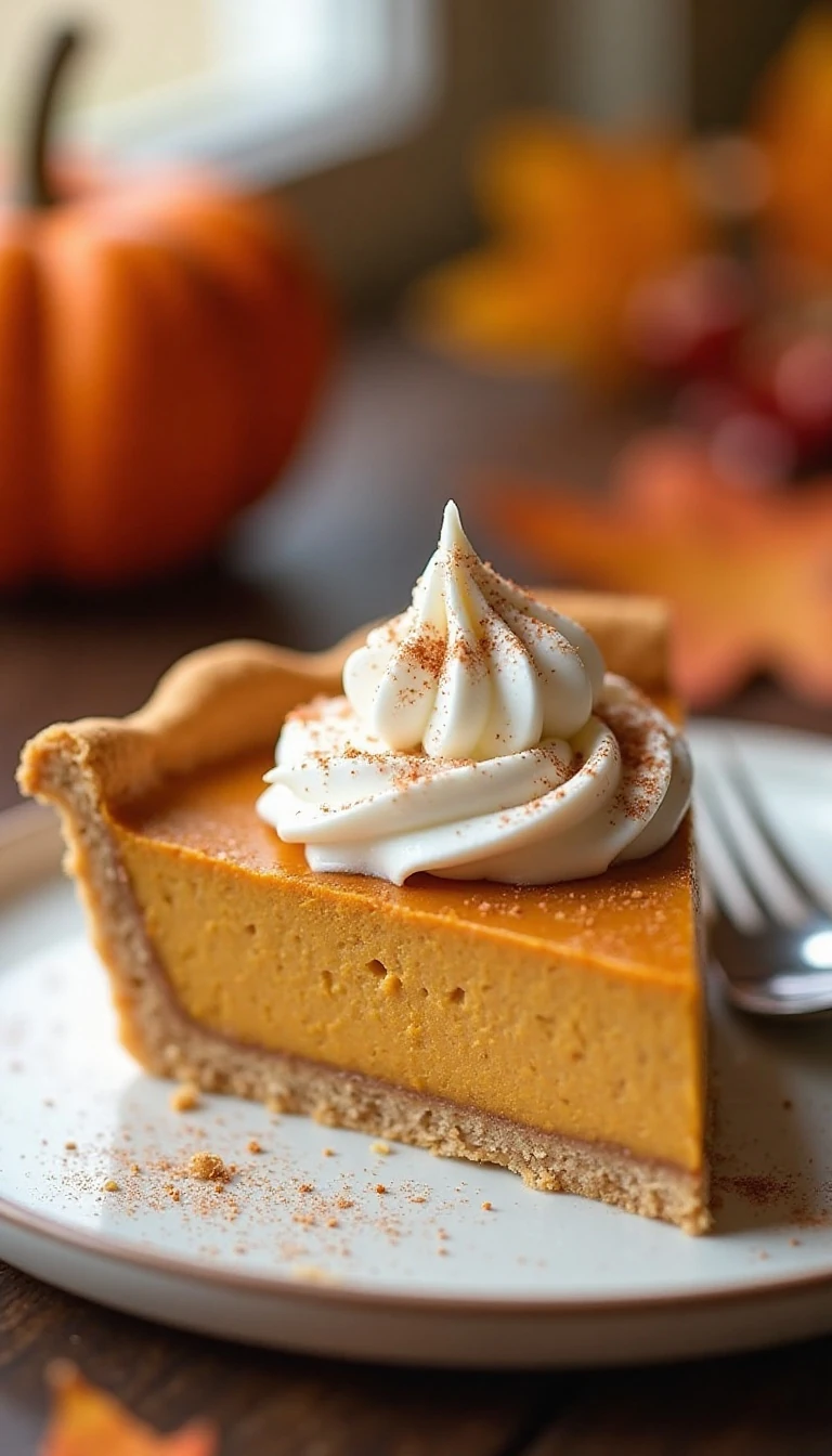 Easy No-Bake Pumpkin Pie Recipe