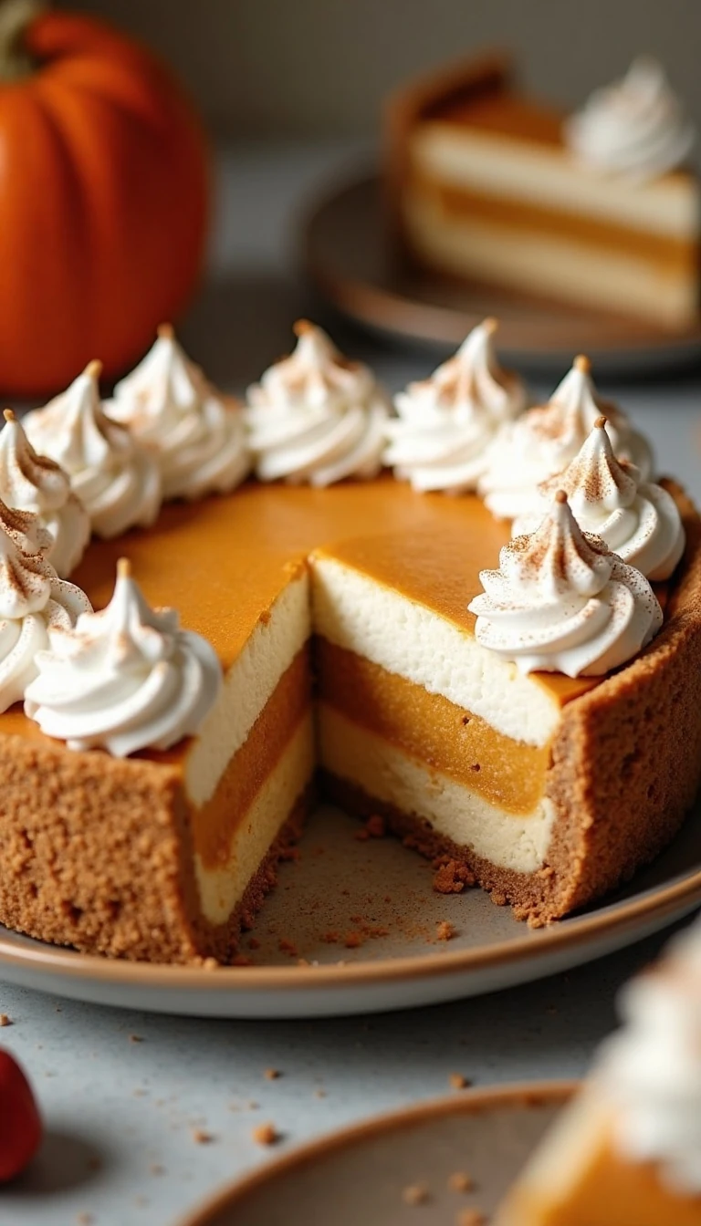 No-Bake Triple-Layer Pumpkin Pie Recipe Made Easy