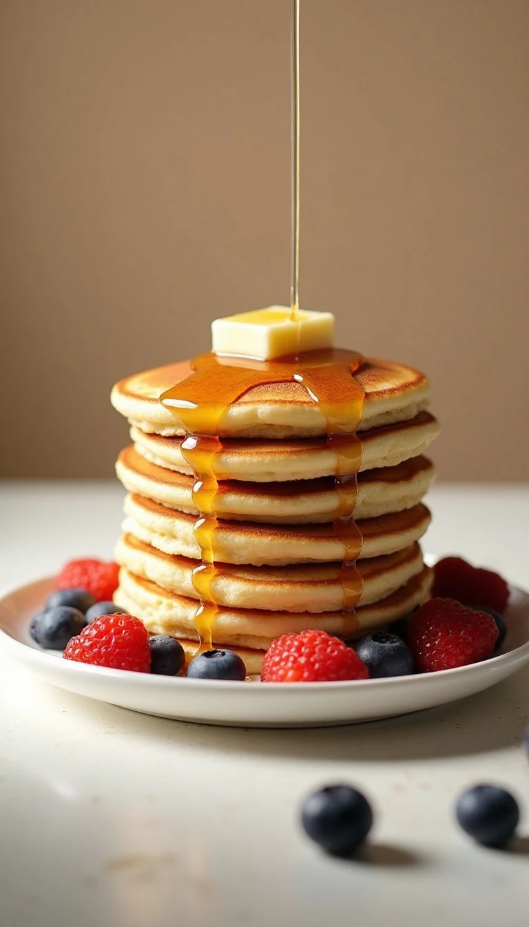 Fluffy No-Milk No-Eggs Pancakes Recipe (Easy & Delicious)