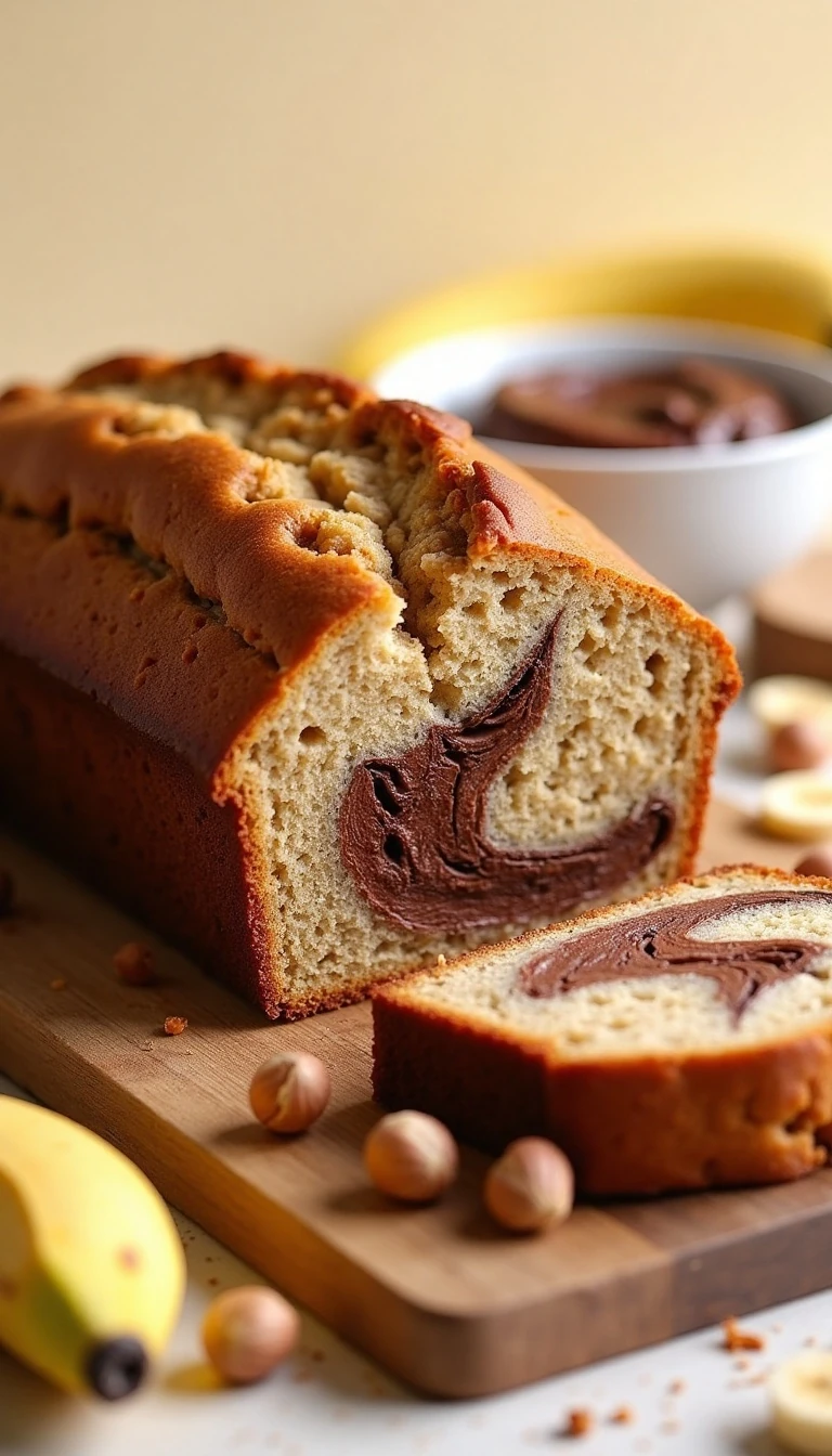Moist Nutella Banana Bread Recipe