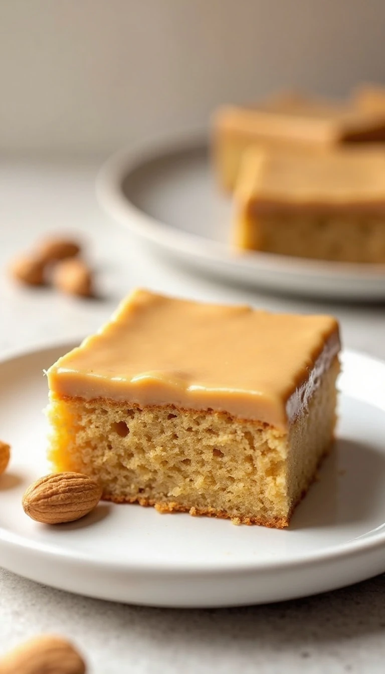 Old-Fashioned Peanut Butter Cake Recipe with Warm Peanut Butter Icing