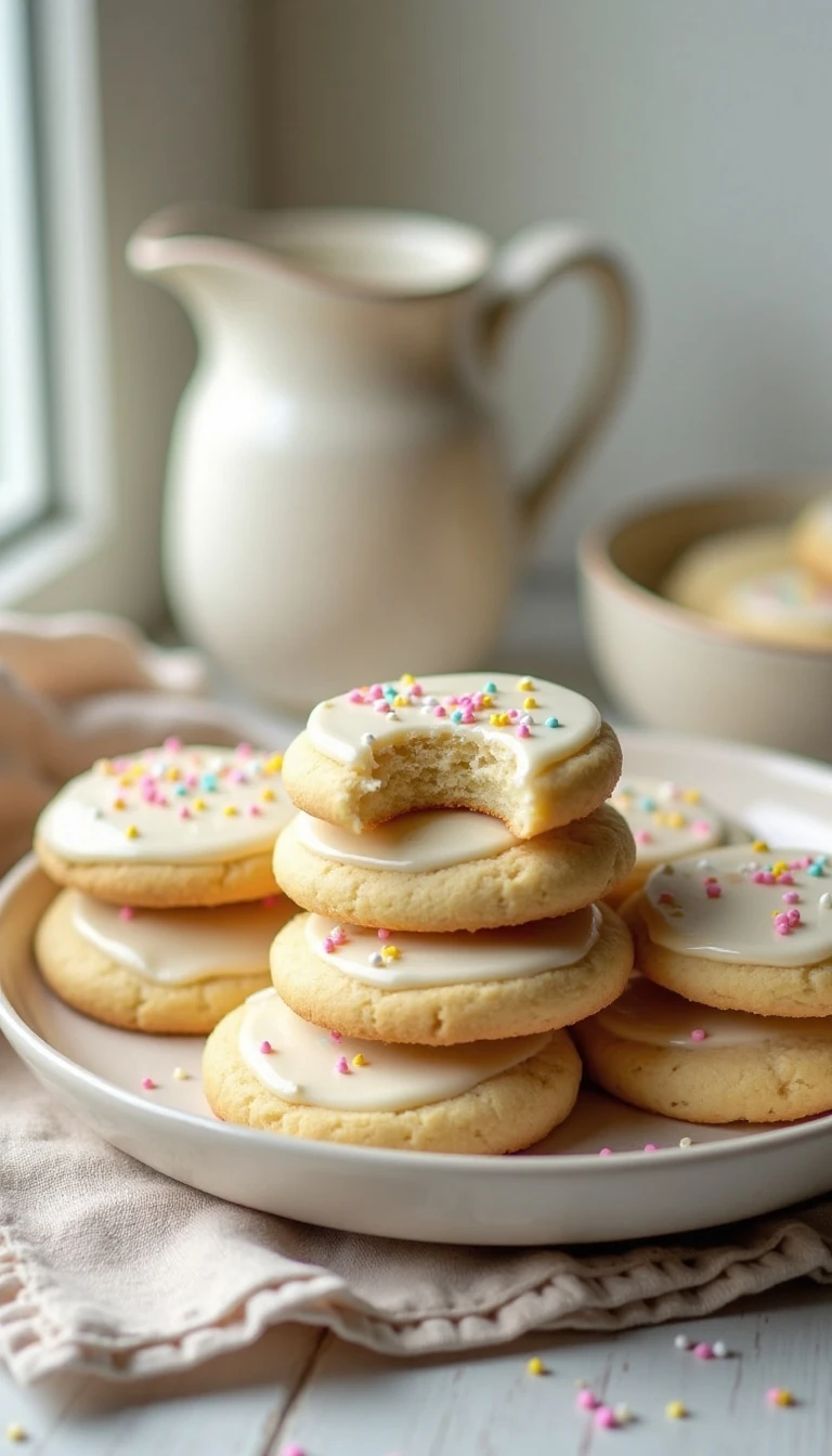 Old-Fashioned Soft Cookies Recipe with Sour Cream