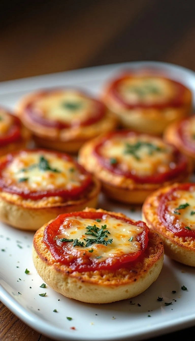 Old-School Pizza English Muffins Recipe