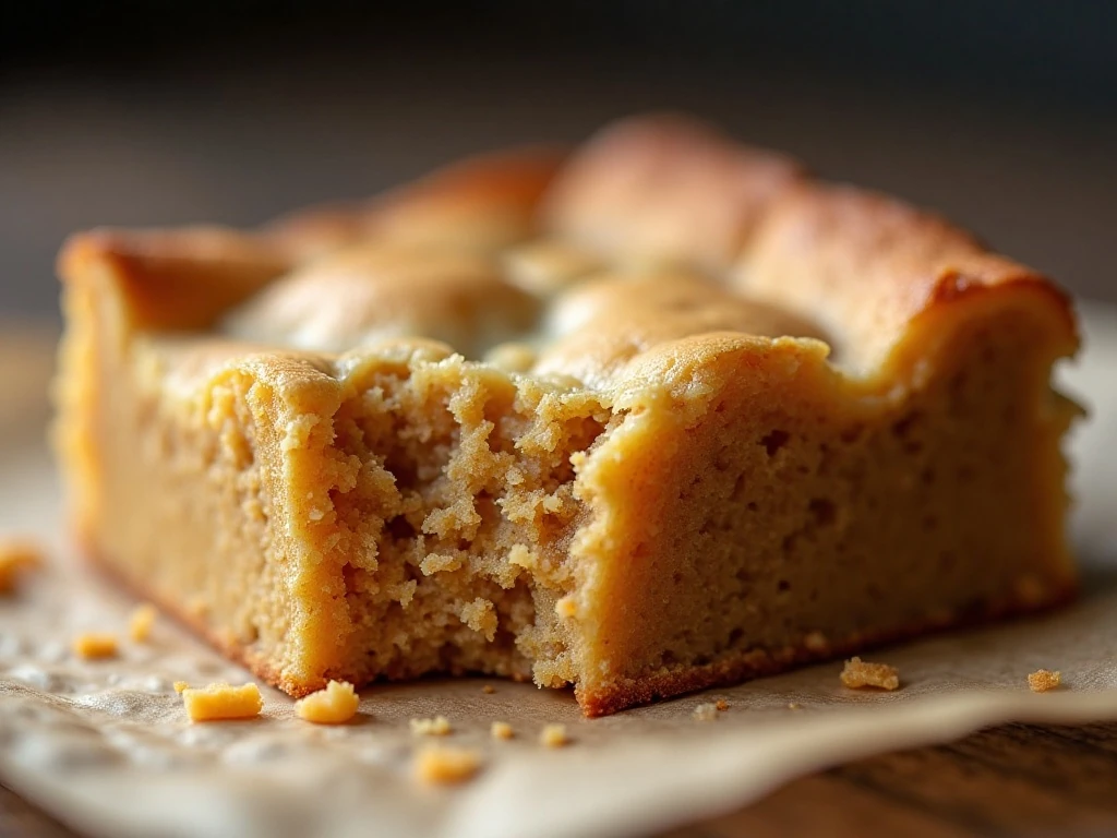 Close-up of the chewy center and butterscotch chips