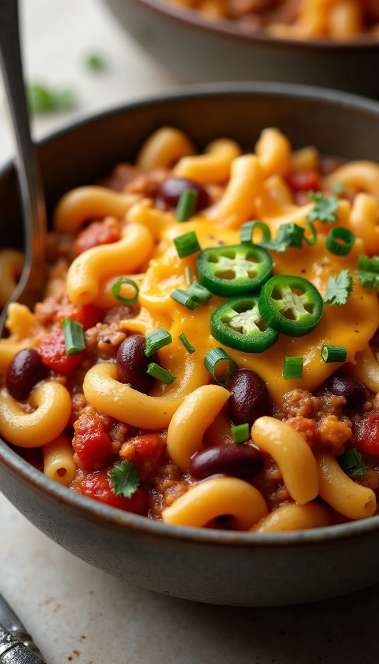 One-Pot Chili Mac and Cheese Recipe