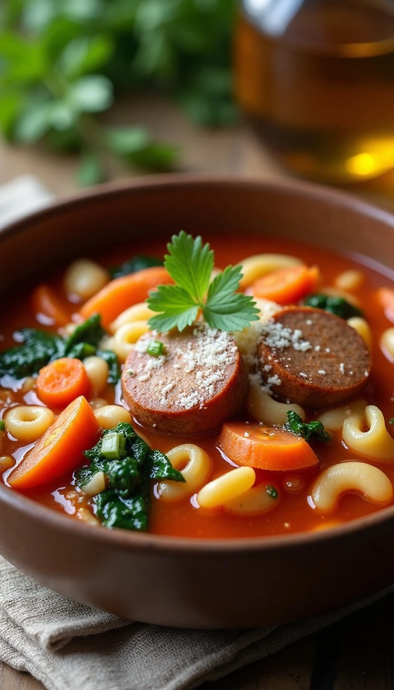 One-Pot Italian Pasta Soup Recipe for Cozy Nights