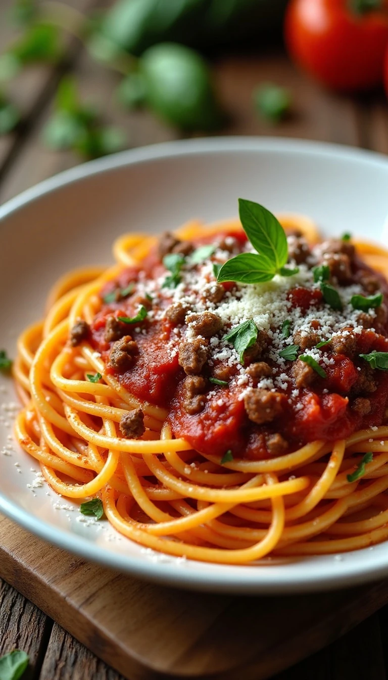 Easy One-Pot Spaghetti with Meat Sauce Recipe