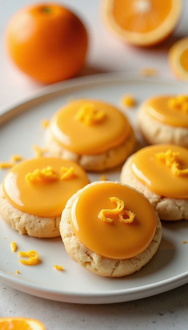 Orange Cookies With Orange Glaze Recipe That Delivers Bright Citrus Flavor