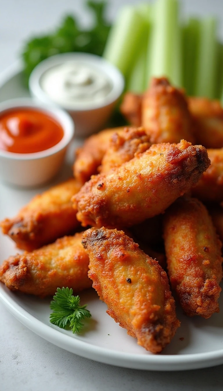Crispy Oven Baked Chicken Wings Recipe