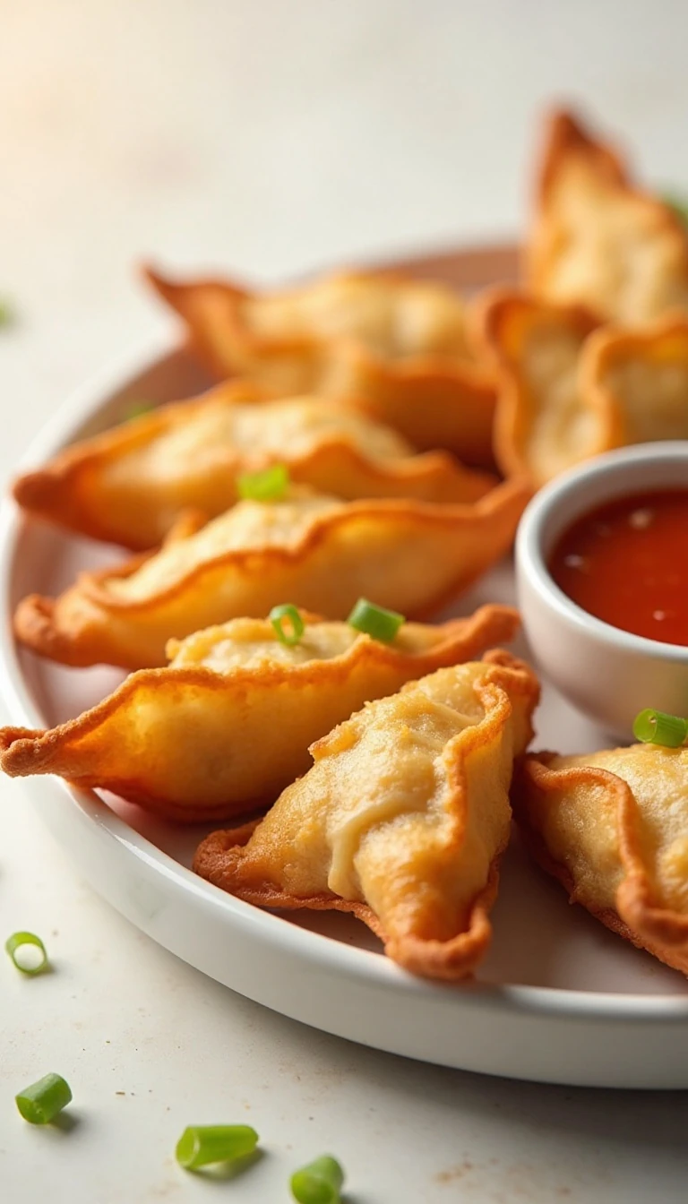 Easy Oven-Baked Crab Rangoons Recipe (Crispy & Delicious)